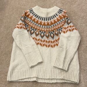 Aerie Fairisle sweater size small